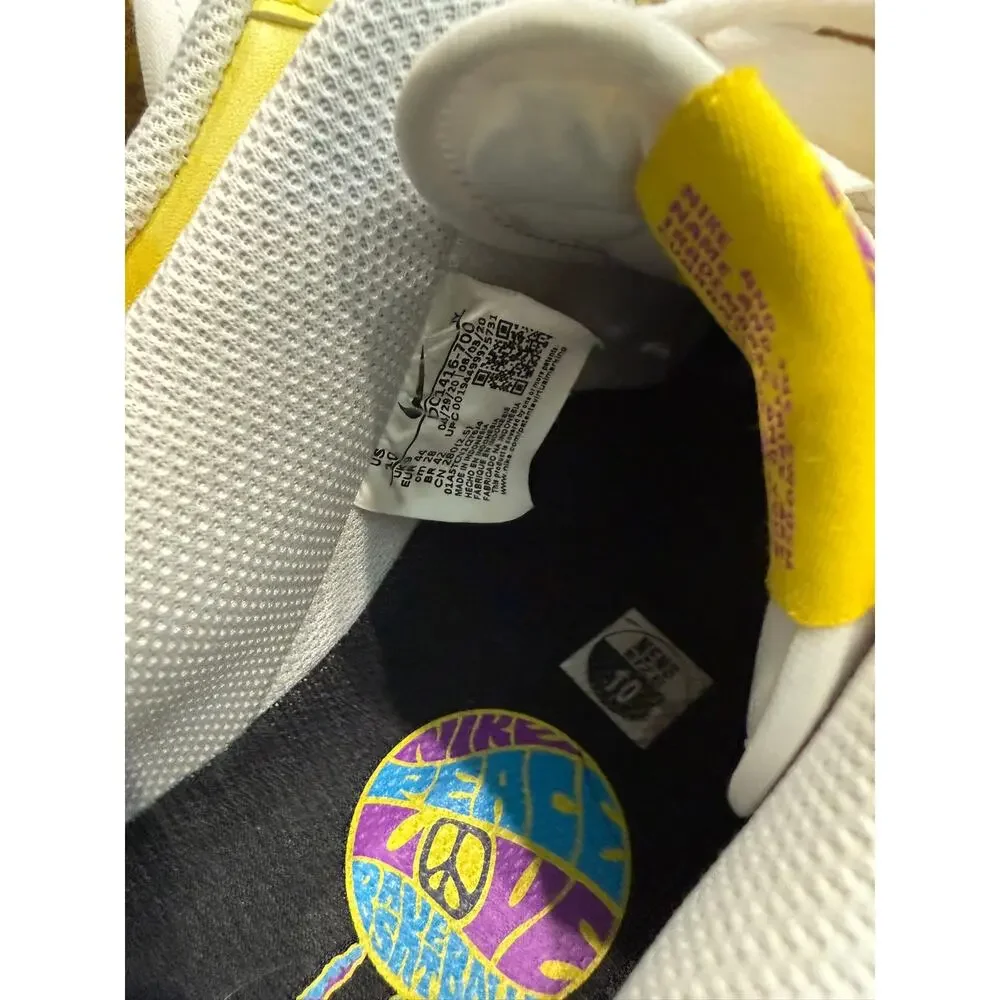 Nike Air Force 1 '07 LV8 Peace Love Basketball DC1416-700 Men's 10 Used